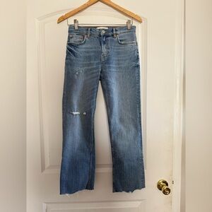 Zara Blue Straight Leg Jeans
